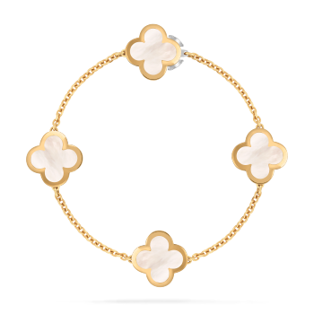 VCARA36300 - Pure Alhambra bracelet, 4 motifs