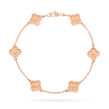 Sweet Alhambra bracelet 18K rose gold- Van Cleef & Arpels