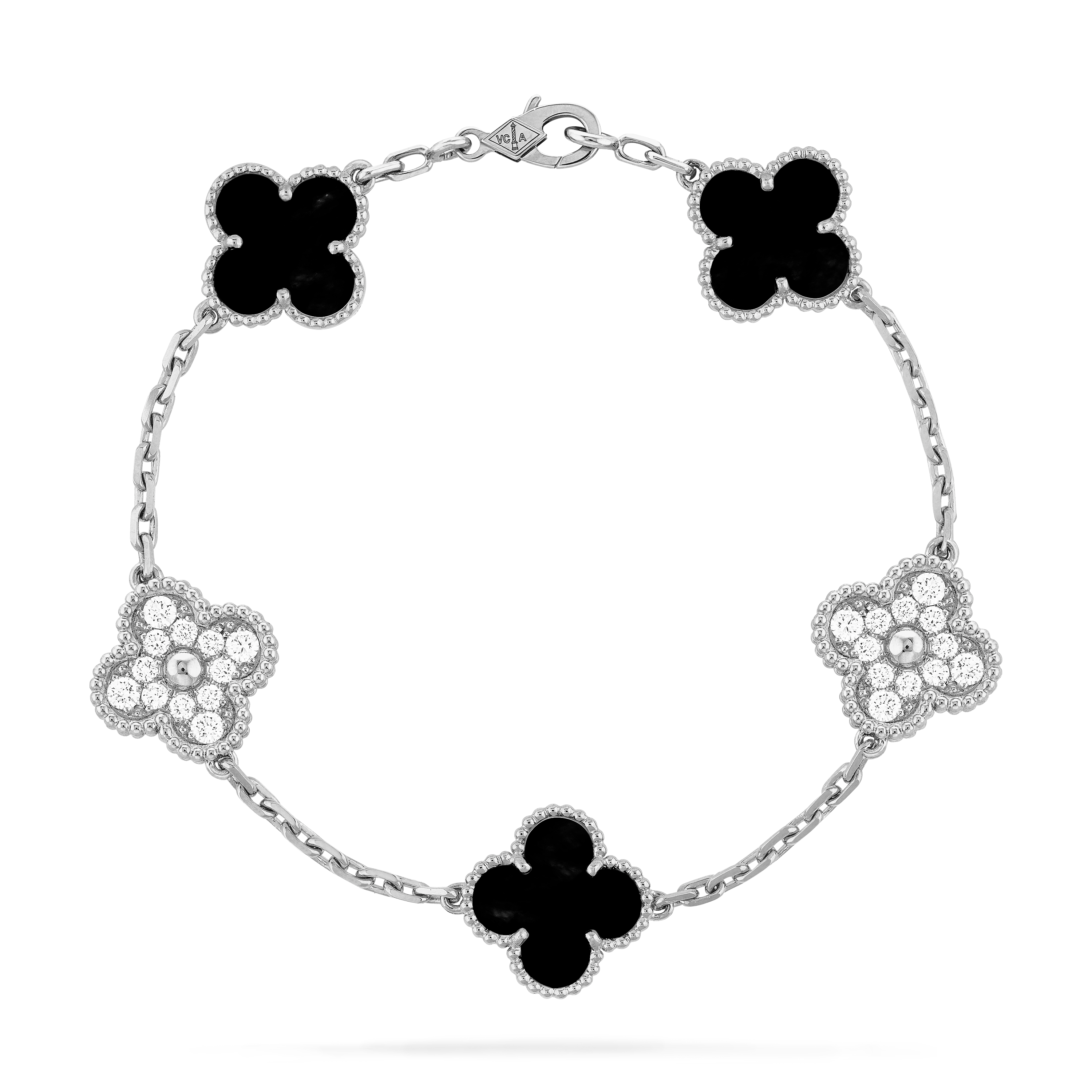 van cleef silver bracelet