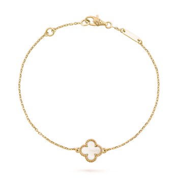 Van Cleef & Arpels SWEET BUTTERFLIES ブレスレット【ランクS】 Sweet Butterflies bracelet 18K yellow gold, Mother-of-pearl