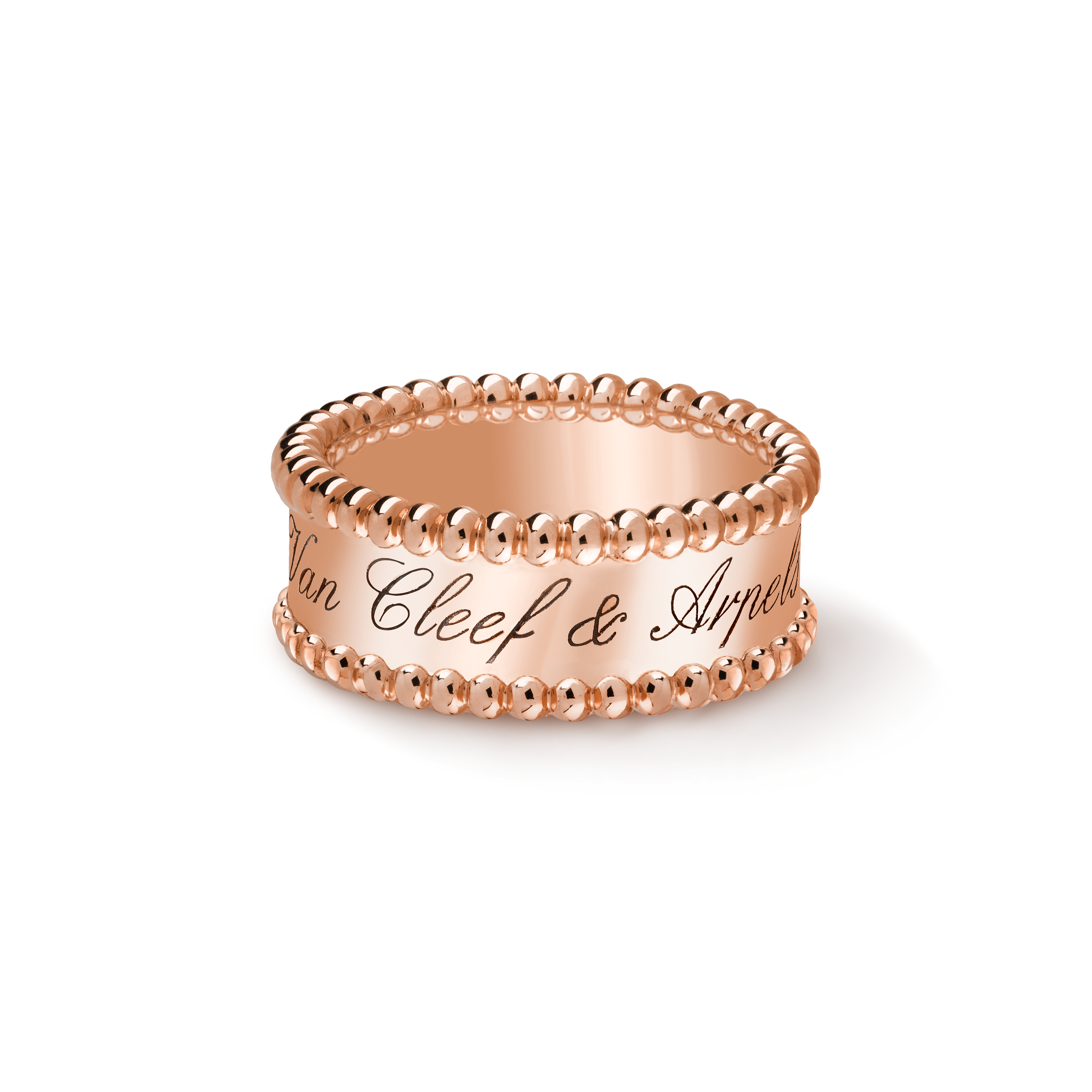 van cleef rose gold ring