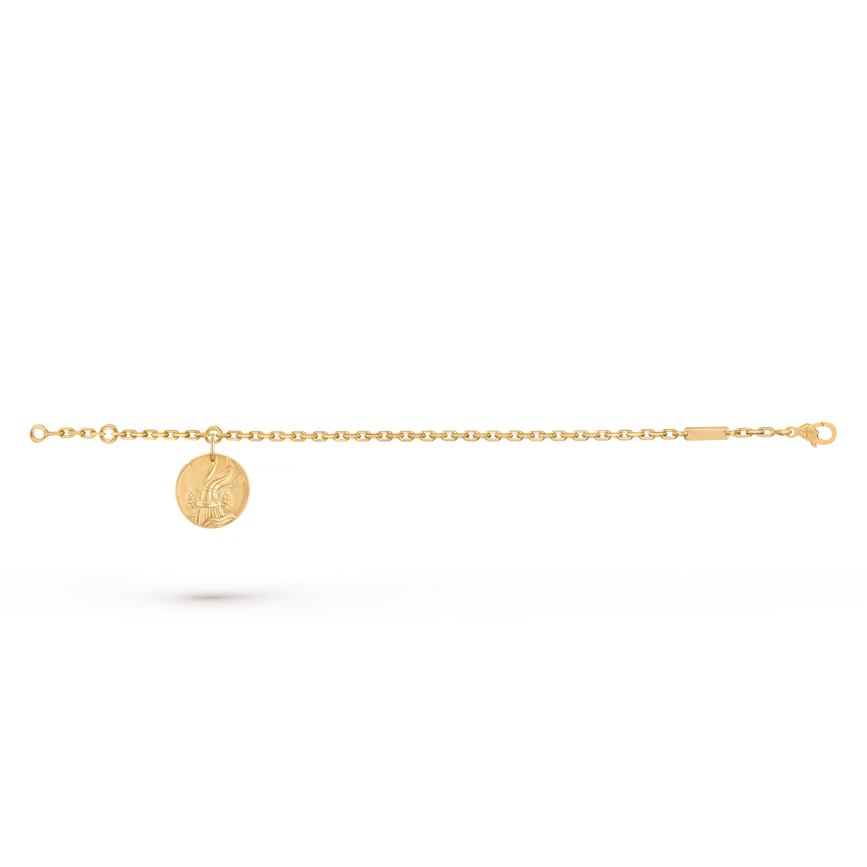 Zodiaque bracelet Aquarii (Aquarius), 18K yellow gold, Front Alternative, Jewelry Bracelet - Van Cleef & Arpels
