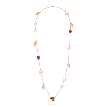 VCARP7RT00 - Lucky Spring长项链，15枚主题图案