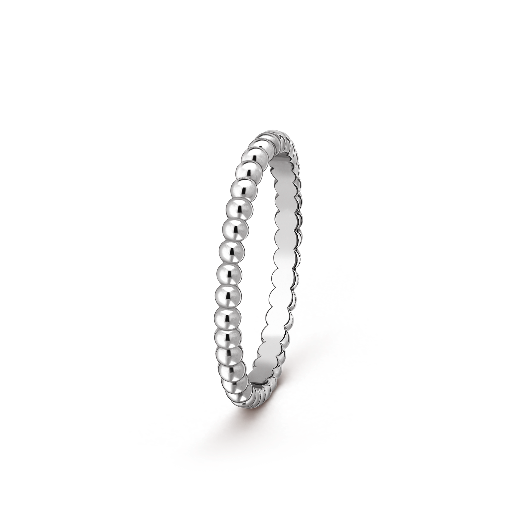入手困難【Van Cleef & Arpels】ペルレ rose goldリング SMALL Perlée pearls of gold ring, small model 18K rose gold- Van