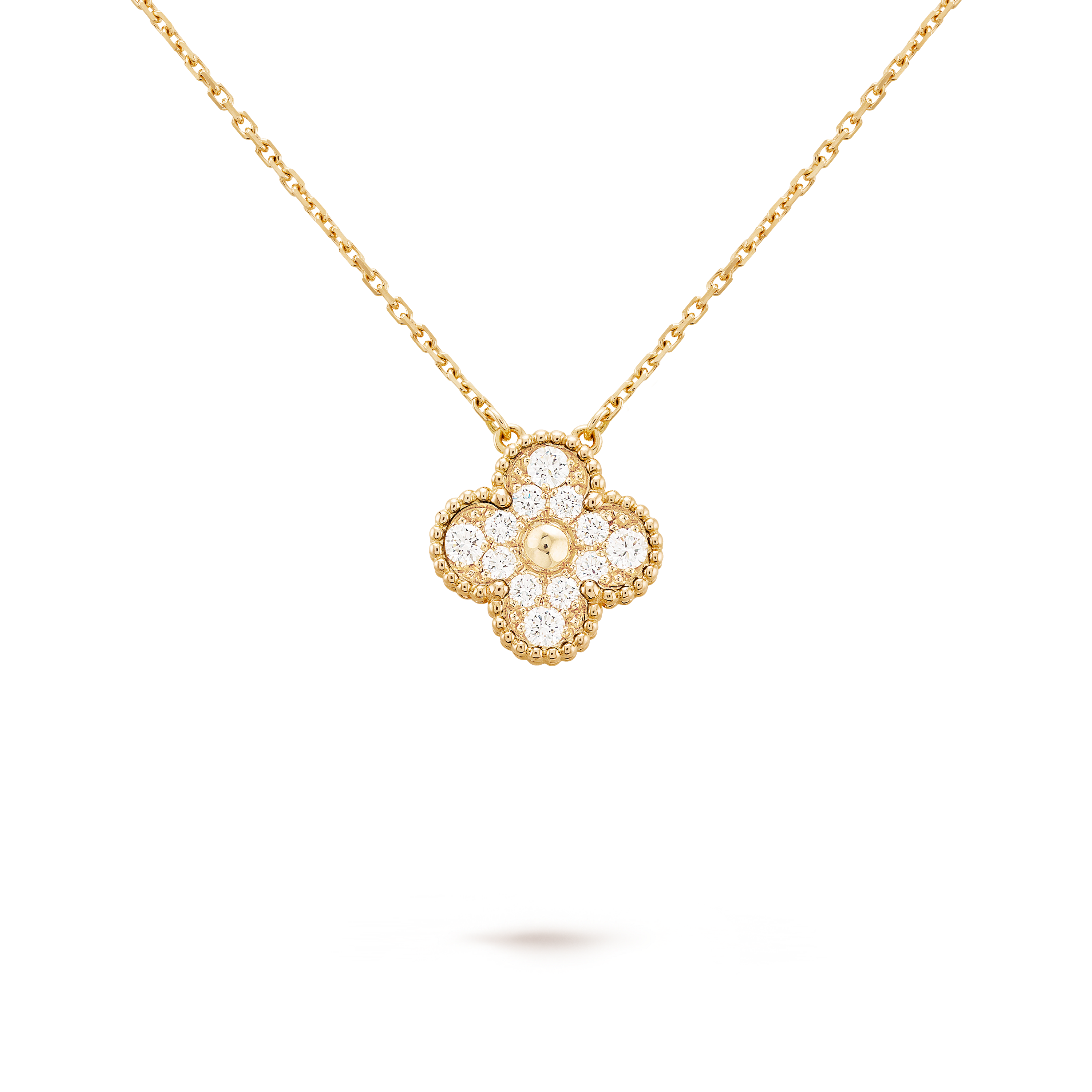Van cleef gold necklace on sale