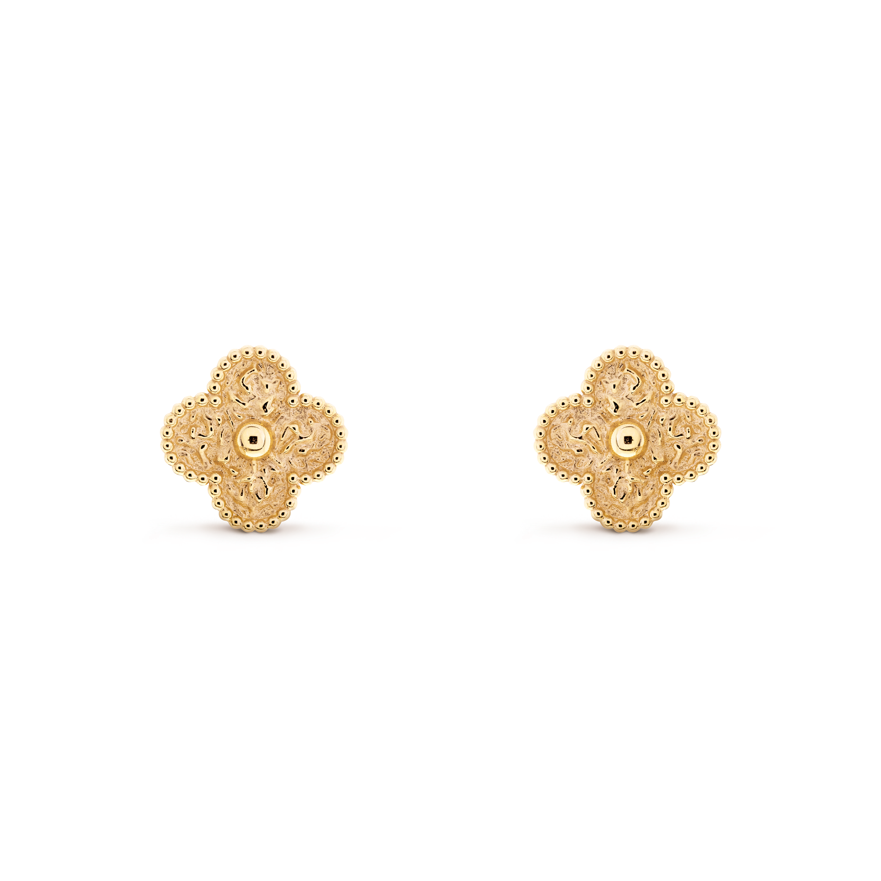 Van cleef hotsell rose gold earrings