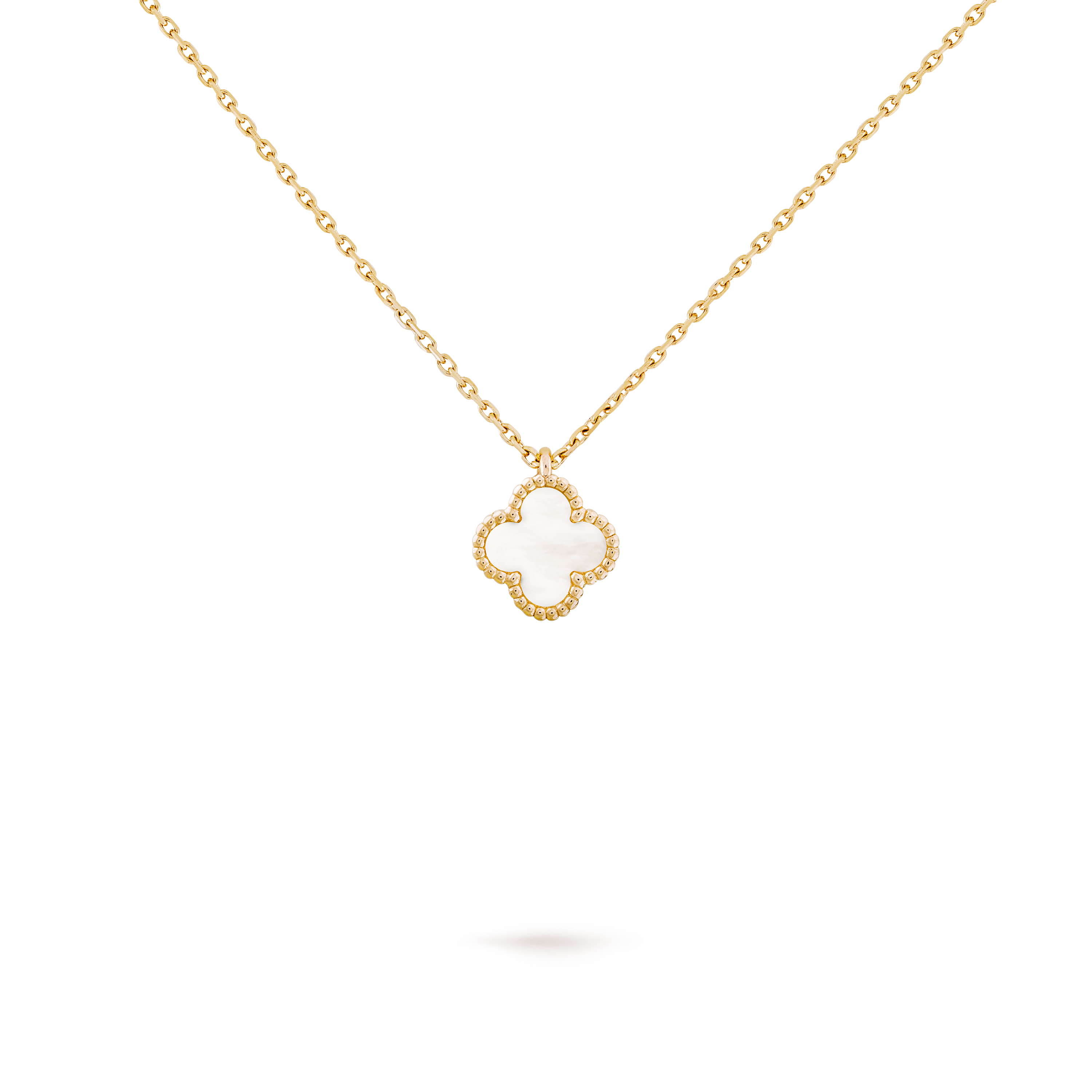 Sweet Alhambra吊坠 18K黄金, 珍珠母贝_梵克雅宝_Van Cleef & Arpels