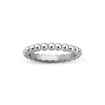VCARN9PC00 - Perlée pearls of gold ring, medium model