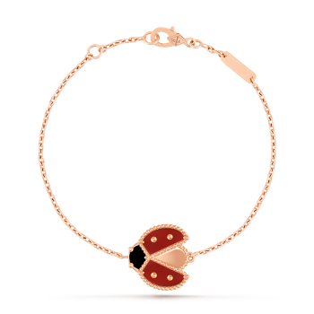 VCARP7R100 - Lucky Spring bracelet, open wings ladybug