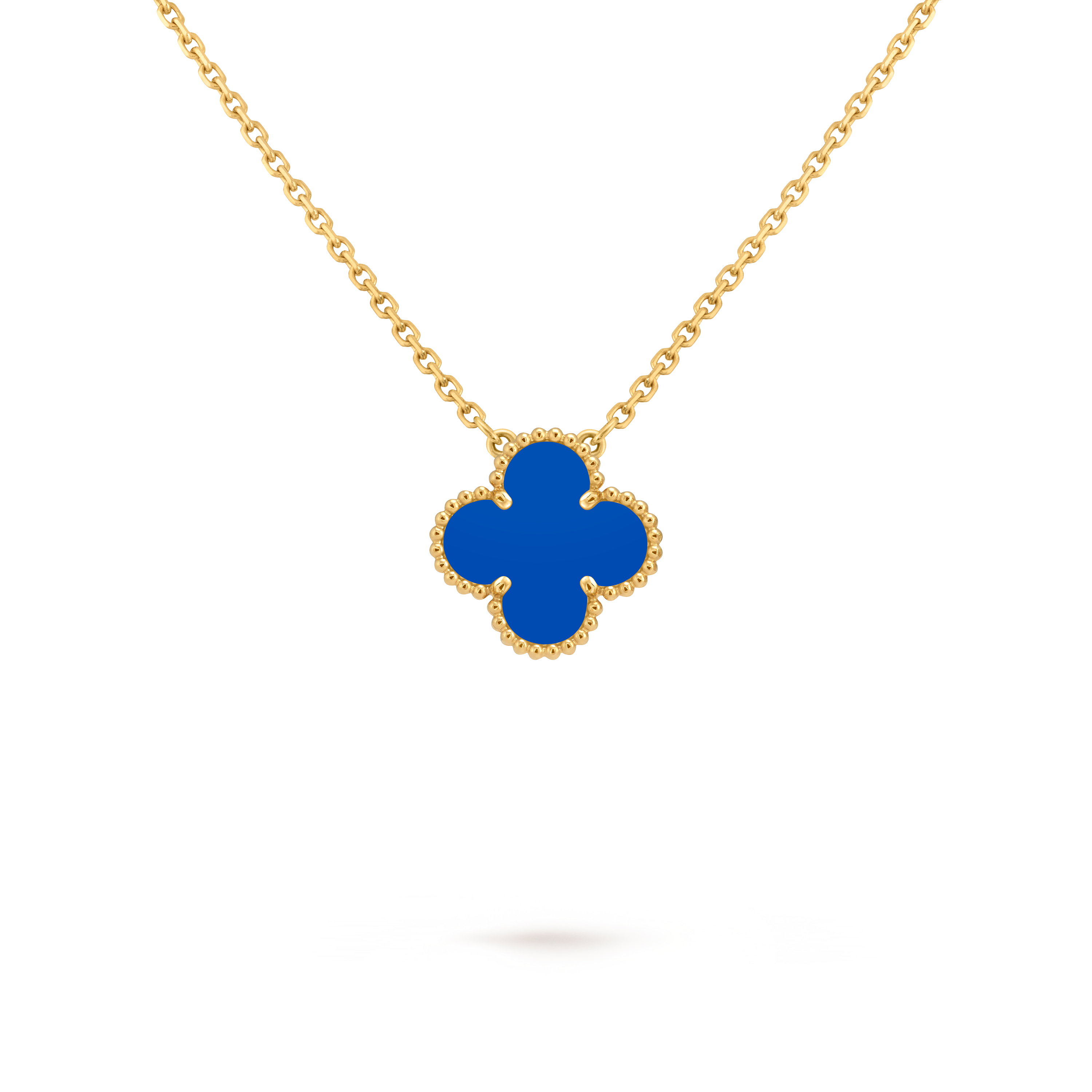 その他 Van Cleef & Arpels Gem Vintage Alhambra pendant 18K yellow gold, Agate- Van Cleef