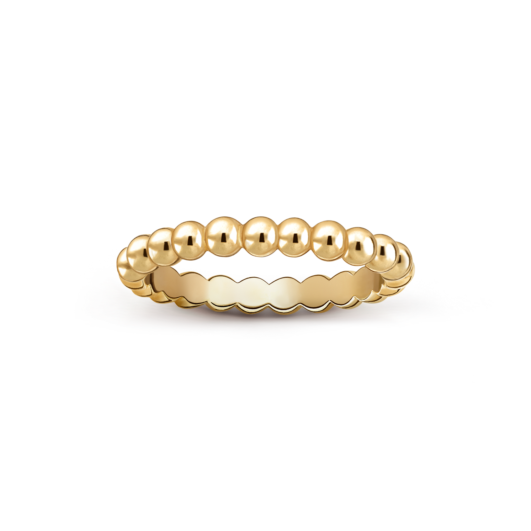 ペルレ ゴールドパール リング、スモールモデル 18K イエロー