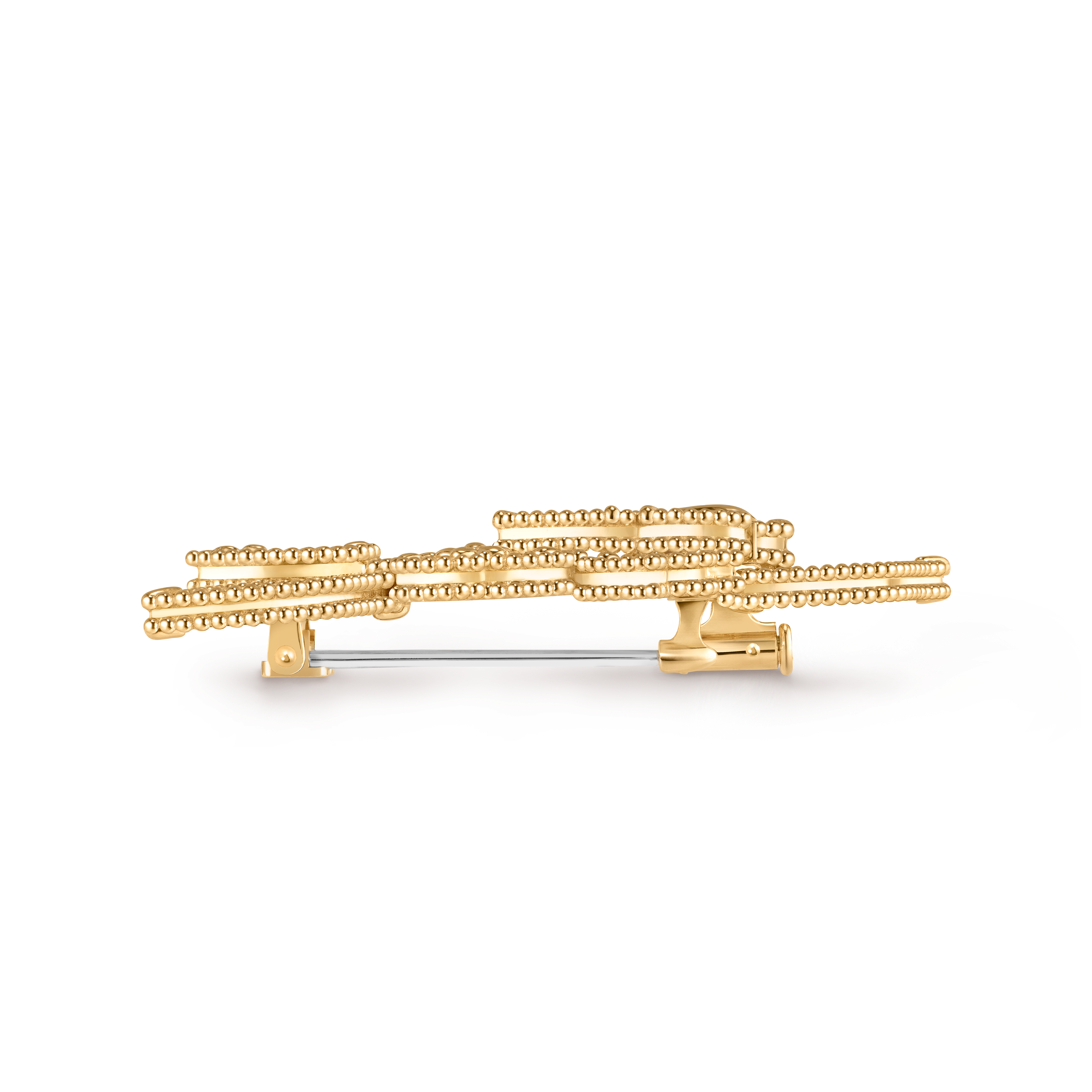 Lucky Spring Butterfly胸针, 18K黄金, 玛瑙:  4颗, 珍珠母贝:  3颗, 青金石:  2颗, Profile, Jewelry Clip_梵克雅宝_Van Cleef & Arpels