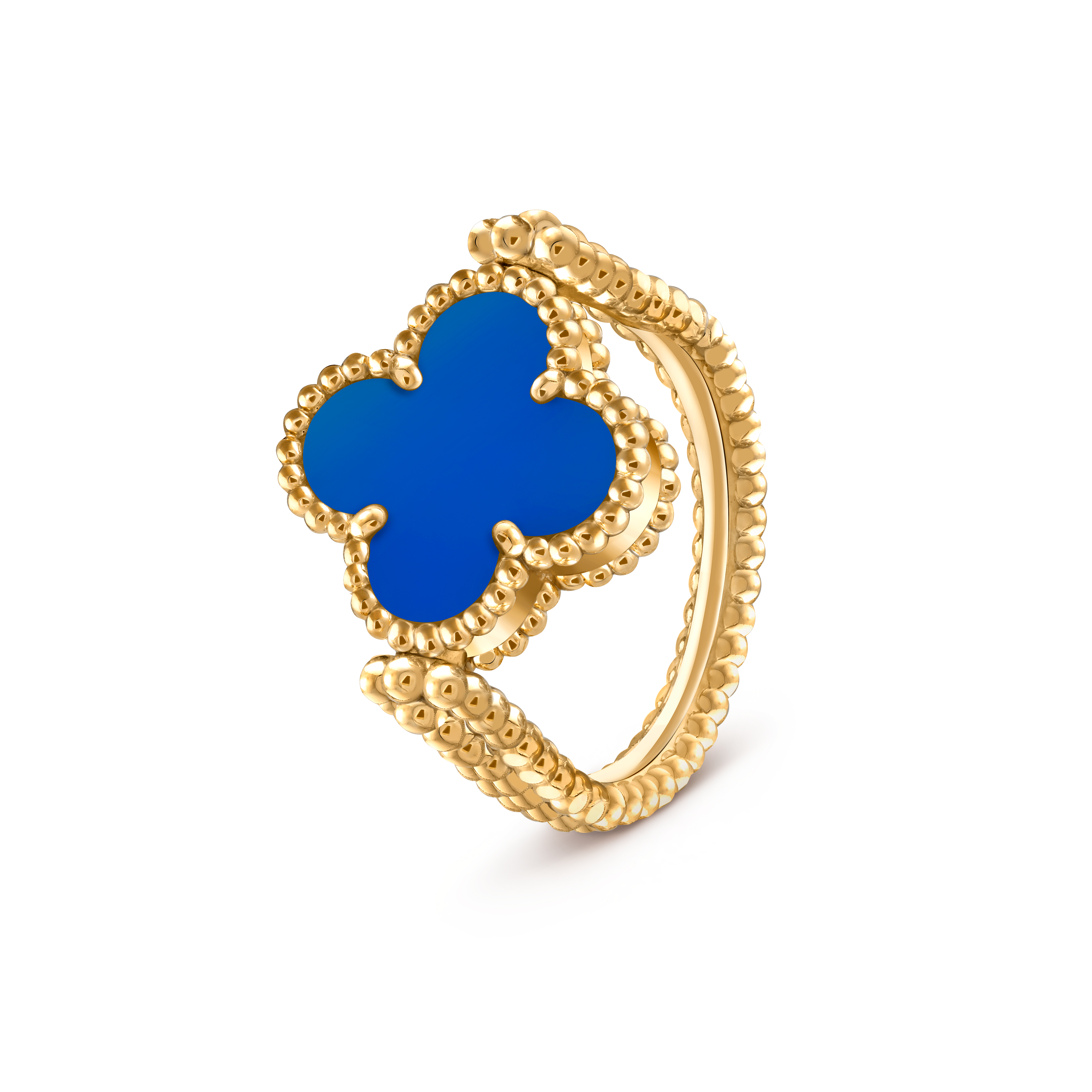 Van Cleef & Arpels VINTAGE ALHAMBRA 18K 指輪【ランク:A】 VAN CLEEF &ARPELS Vintage Alhambra Mother of Pearl Diamond