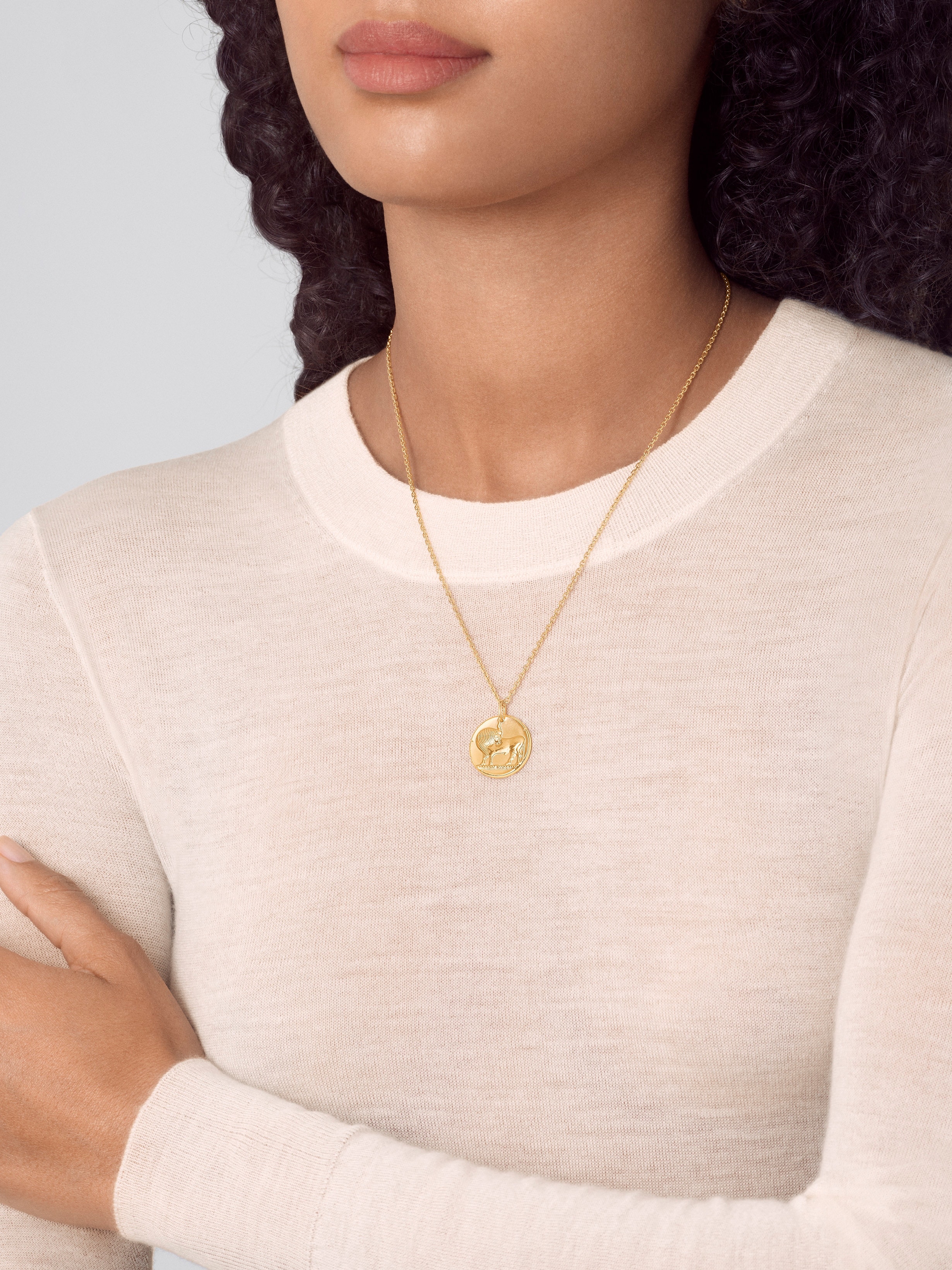 Zodiaque Tauri（金牛座）吊坠, 18K黄金, Worn Alternative, Jewelry Pendent_梵克雅宝_Van Cleef & Arpels