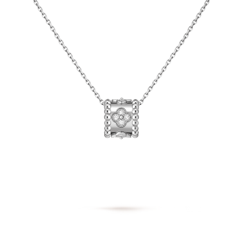 Trace chain, 42 cm 18K white gold- Van Cleef & Arpels