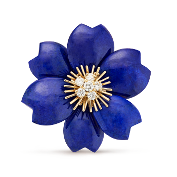 VCARO9B900 - Rose de Noël胸针，中号款式