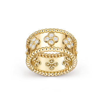 VCARO9LO00 - Perlée clovers ring, medium model