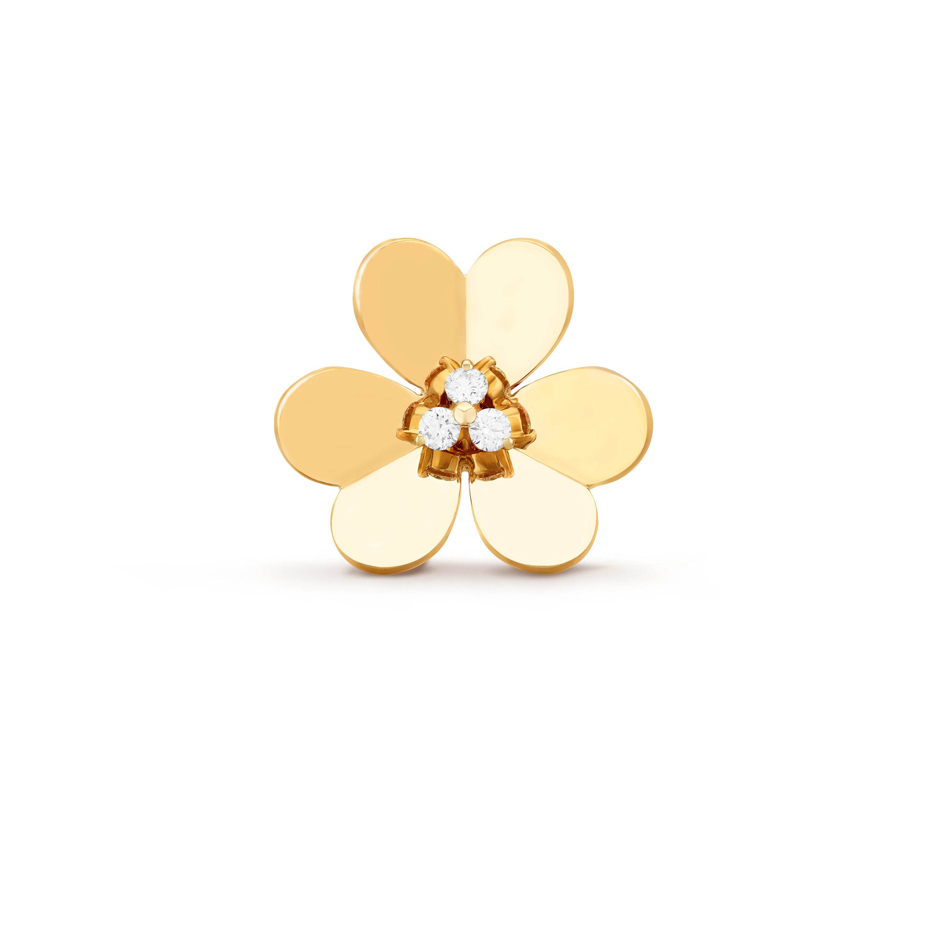 Frivole胸针吊坠，超大号款式, 18K黄金, 钻石:  3颗,  0.41 克拉, Detail Alternative, Jewelry Clip Pendant_梵克雅宝_Van Cleef & Arpels