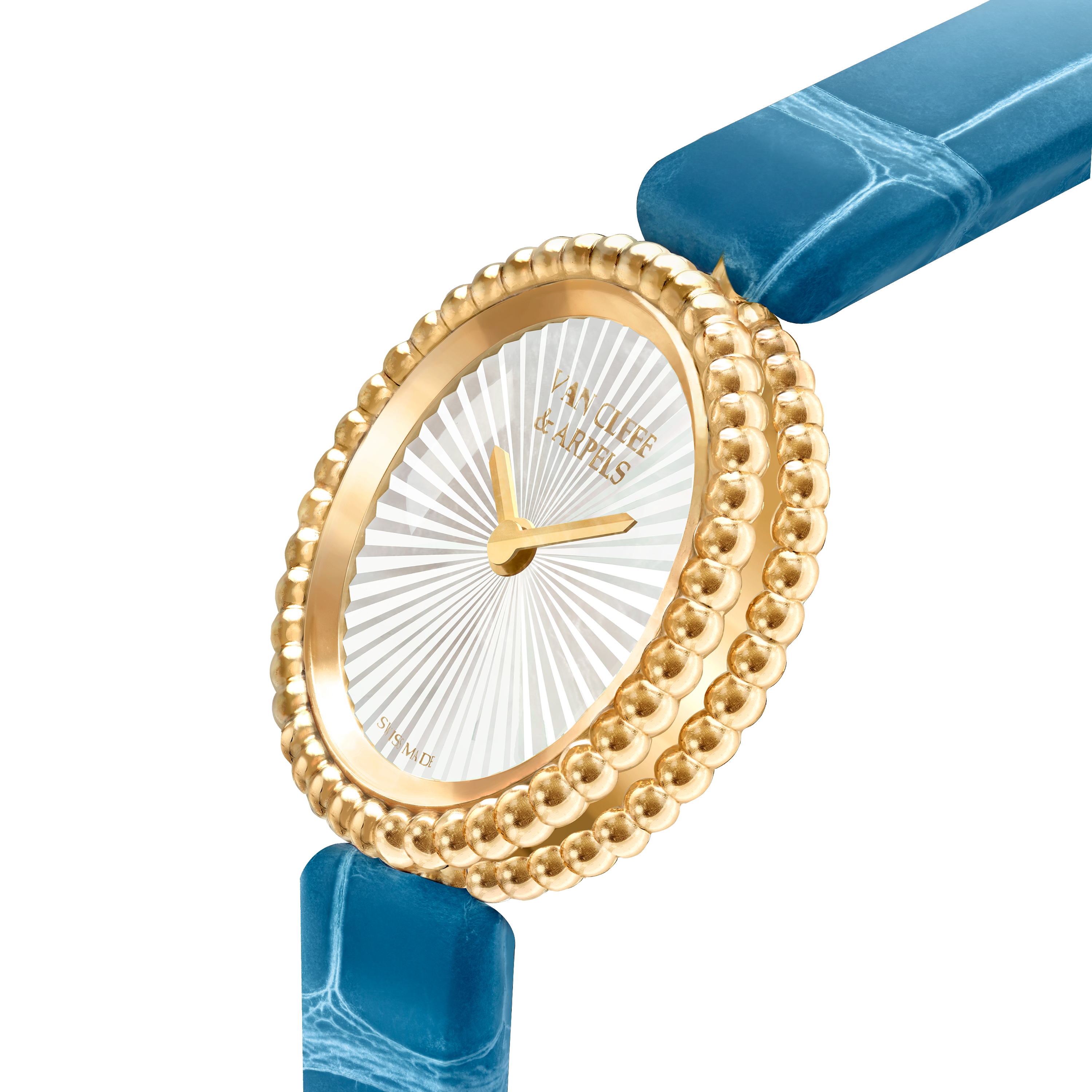 Perlée clovers bracelet, small model 18K rose gold, Diamond - Van Cleef &  Arpels