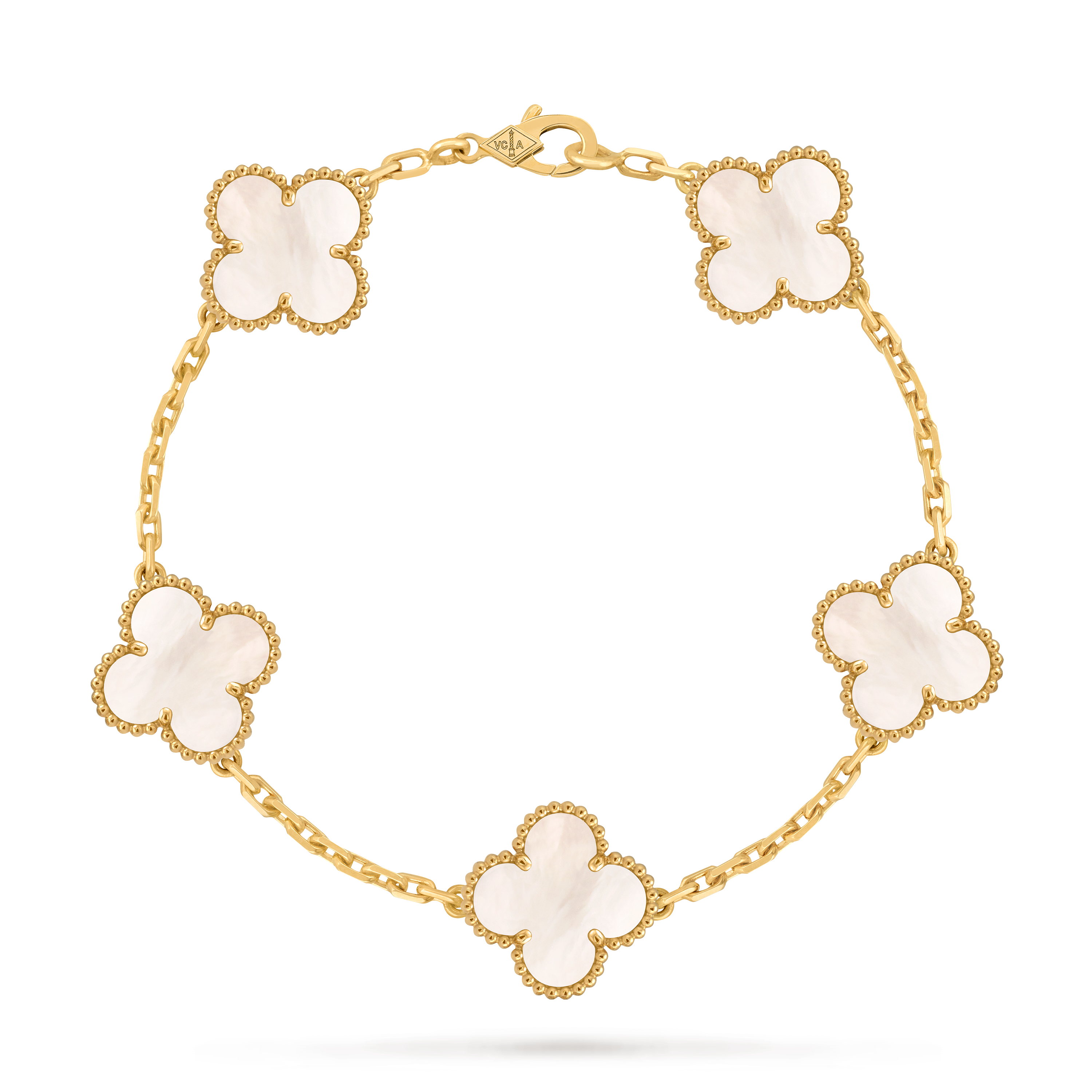 【希少】Van Cleef & Arpels Mid Autumn ハーバリウム VAN CLEEF & ARPELS | 'ALHAMBRA' MOTHER-OF-PEARL WRISTWATCH