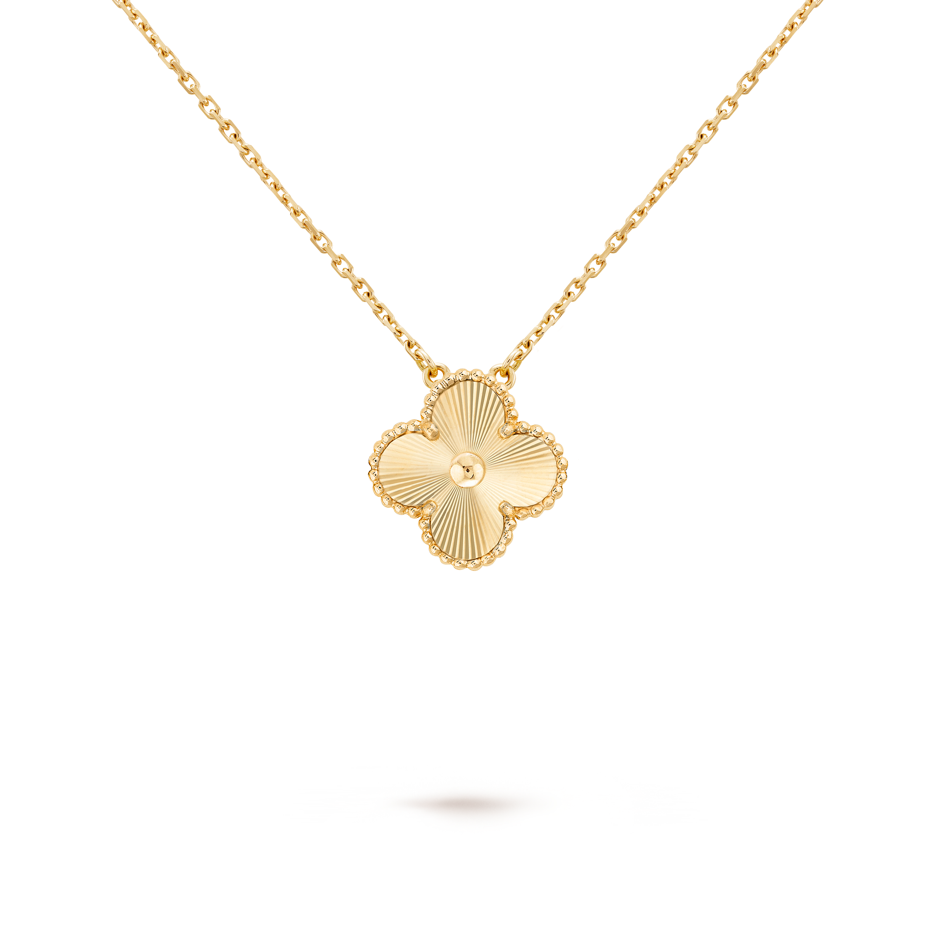 Van cleef alhambra online necklace white gold