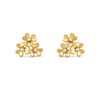Pearl Gold Floral Pieroes ⚪︎ herlipto Pearl Gold Floral Earrings
