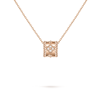 Sweet Alhambra pendant 18K yellow gold, Mother-of-pearl- Van