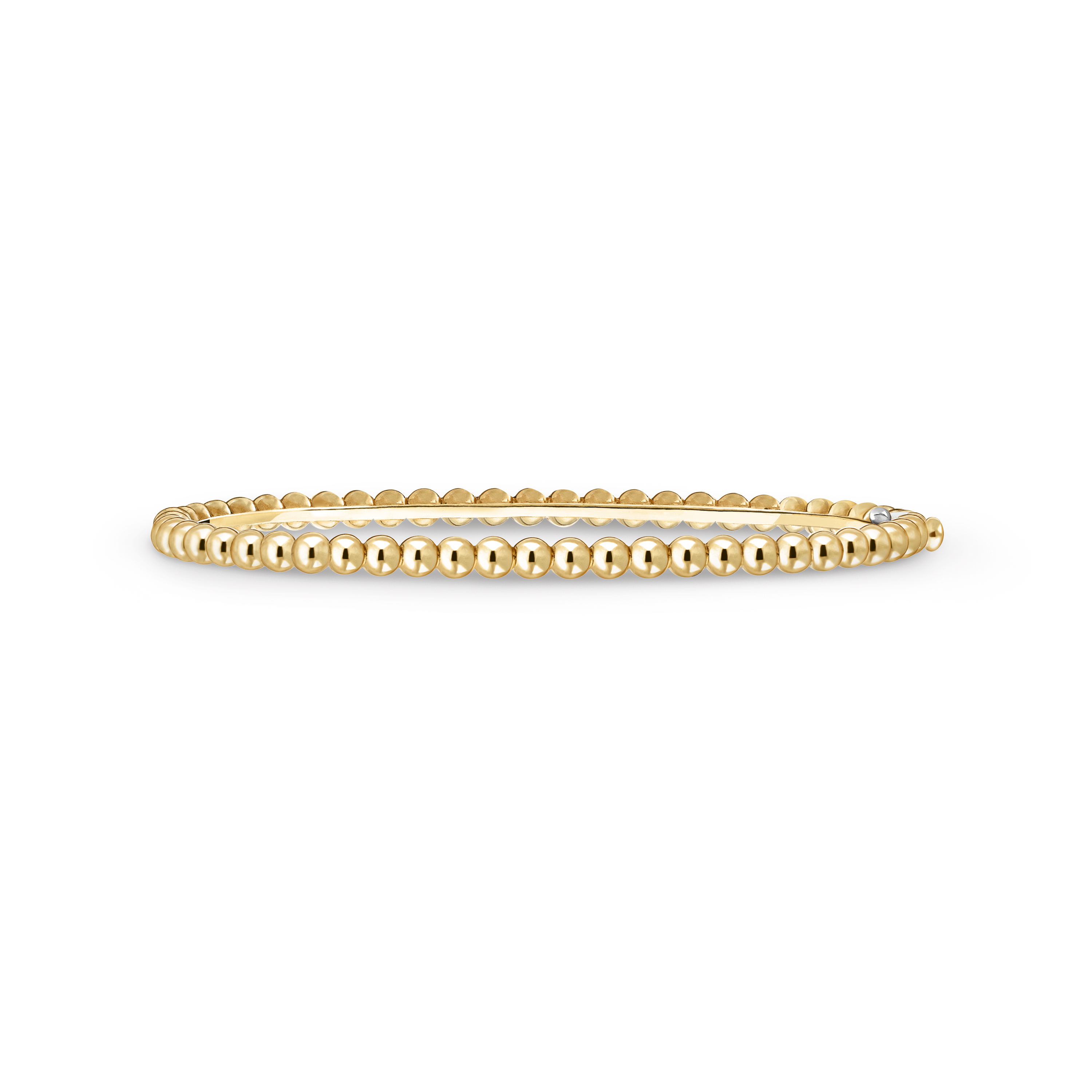 Perlée pearls of gold手镯，中号款式, 18K黄金, Front, Jewelry Bracelet_梵克雅宝_Van Cleef & Arpels