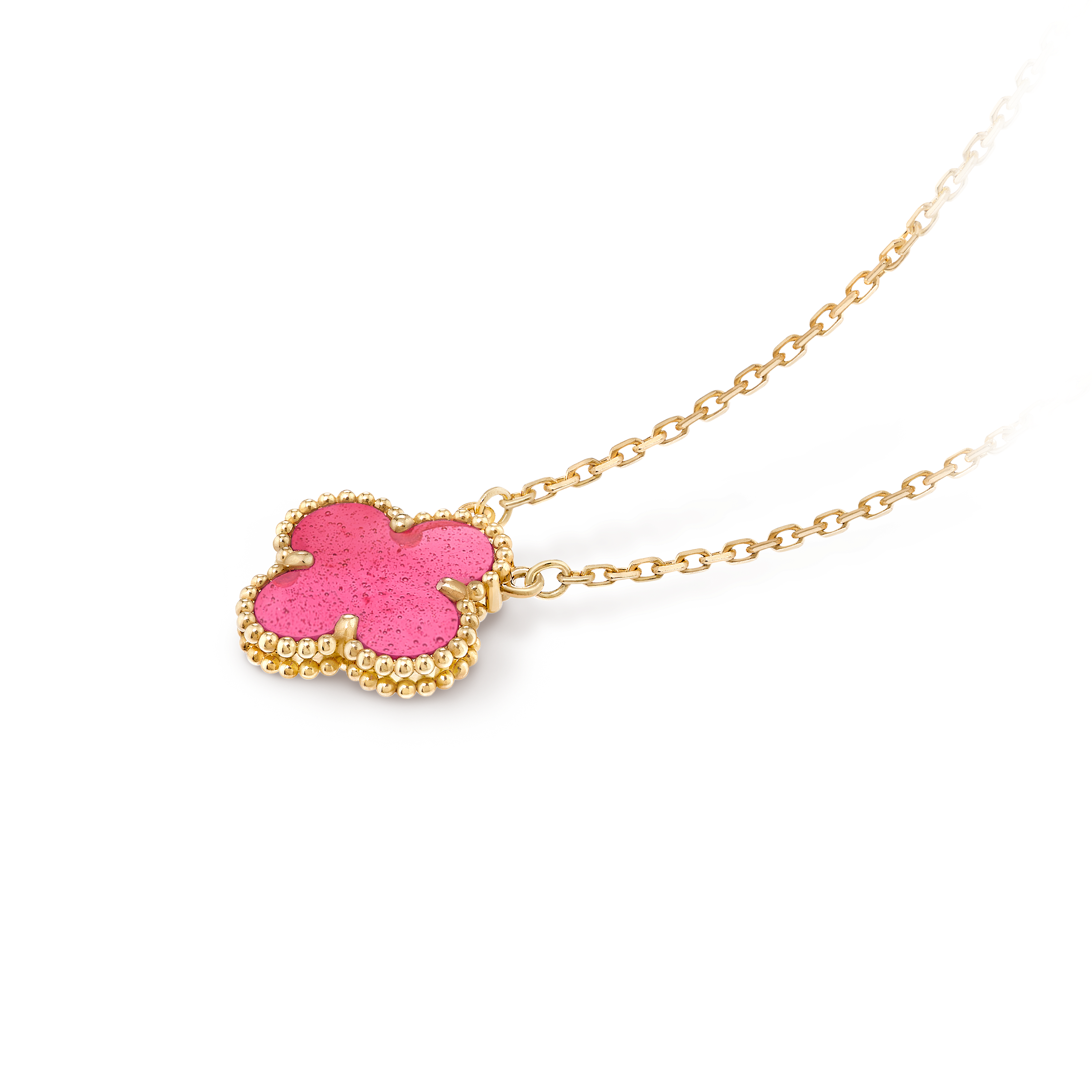 Vintage Alhambra吊坠, 18K黄金, Back, Jewelry Pendent_梵克雅宝_Van Cleef & Arpels