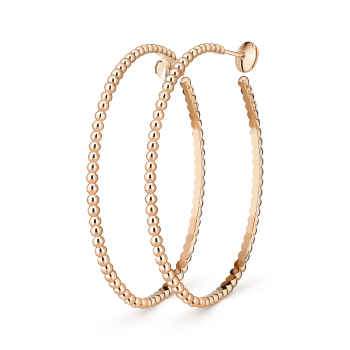 梅の花☆【Van Cleef＆Arpels】ラッキー スプリング イヤリング Lucky Spring earrings, plum blossom 18K rose gold, Mother-of