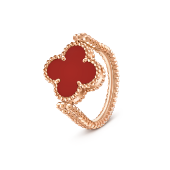 Van Cleef & Arpels VINTAGE ALHAMBRA 18K リング【ランク:A】 Vintage Alhambra ring 18K yellow gold- Van Cleef & Arpels
