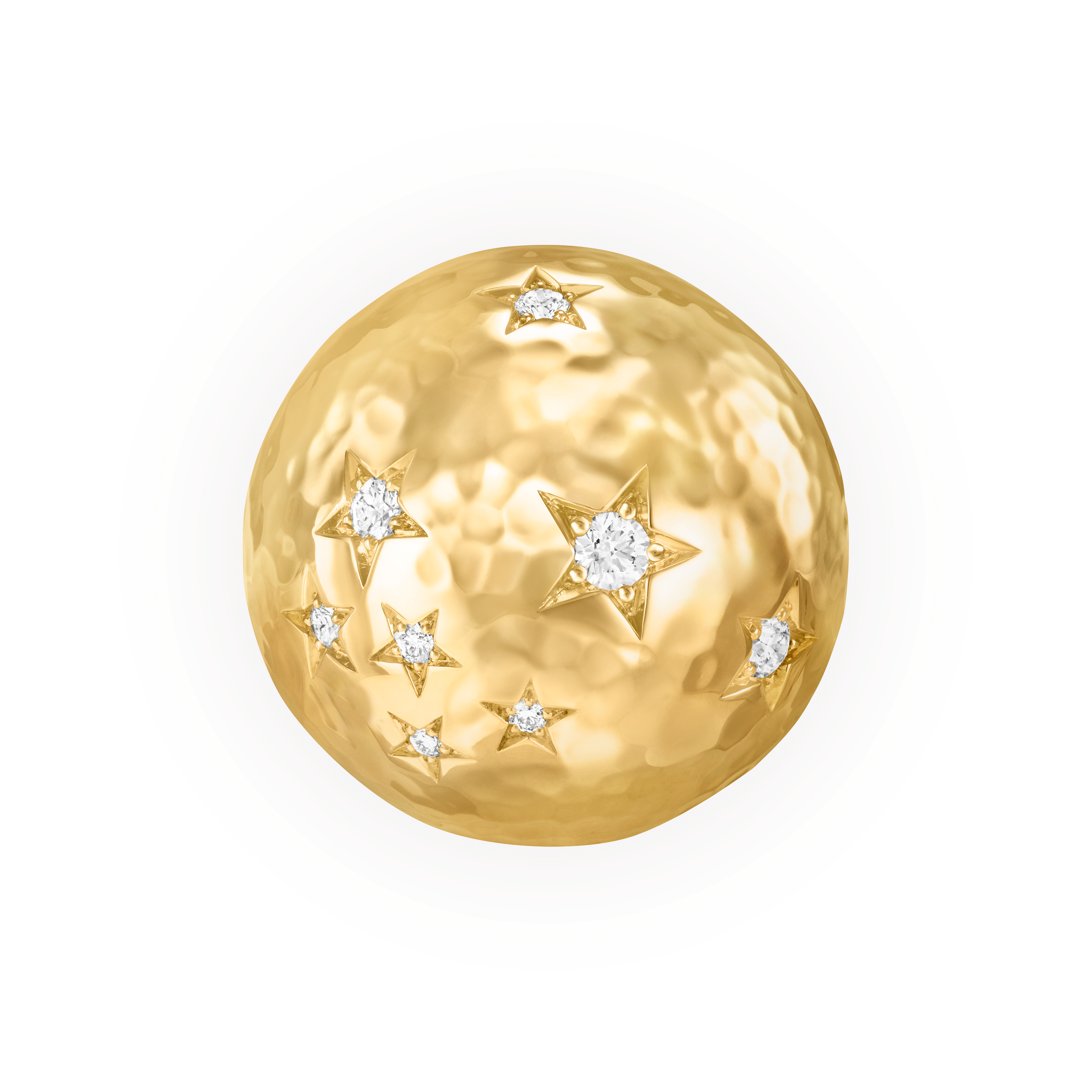 Sous les étoiles戒指, 18K黄金, 钻石:  8颗,  0.31 克拉, Top, Jewelry Ring_梵克雅宝_Van Cleef & Arpels