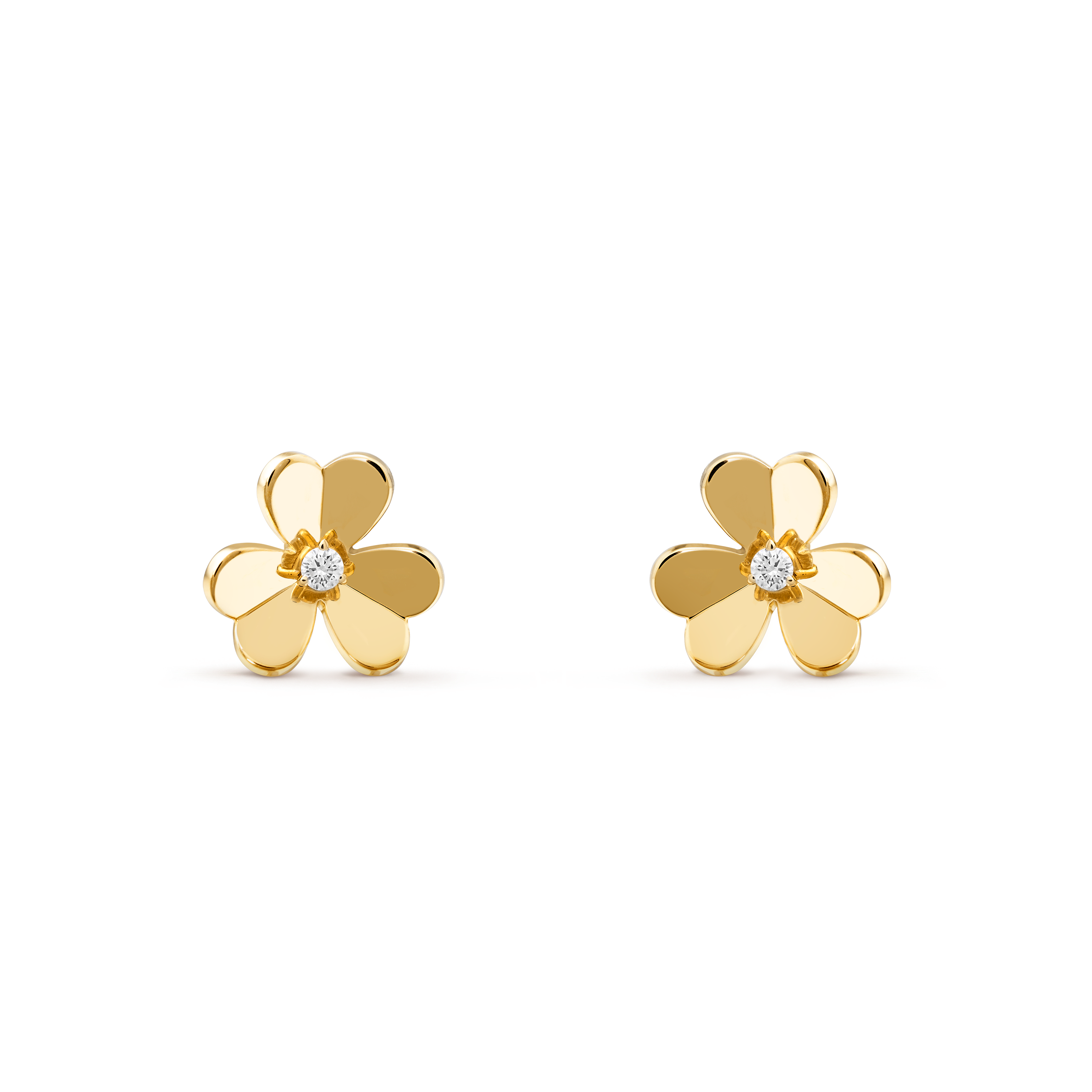 超レアな特別版❗️ヴァン クリフ&アーペル スタイル Frivole earrings, small model 18K rose gold, Diamond- Van