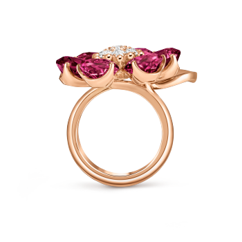 VCARPHK500 - Fleurs d'Hawaï戒指