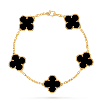 VCARA41300 - Vintage Alhambra bracelet, 5 motifs