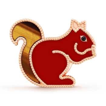 VCARP2AT00 - Lucky Animals Squirrel胸针