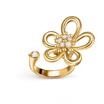 VCARPME000 - Flowerlace Between the Finger ring
