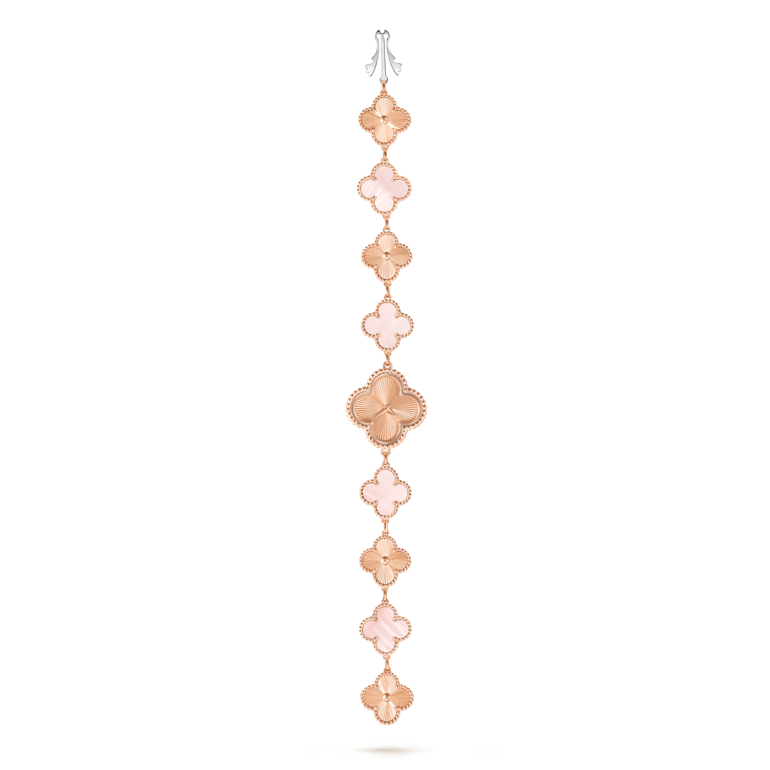 Sweet Alhambra watch 18K rose gold, Mother-of-pearl- Van