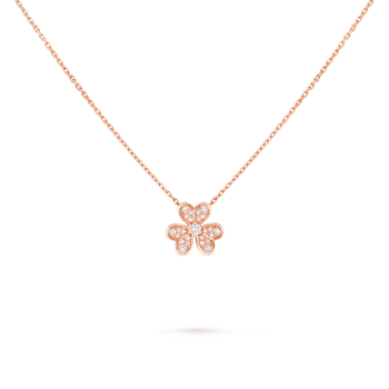 VanCleef&Arpels☆Sweet Hearts RGxCornaline_パリ発 Sweet Hearts pendant 18K rose gold, Carnelian- Van Cleef