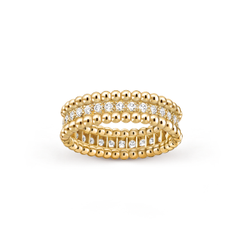 VCARP4E100 - Perlée diamonds ring, 1 row