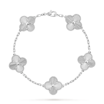 VCARP9XE00 - Vintage Alhambra bracelet, 5 motifs