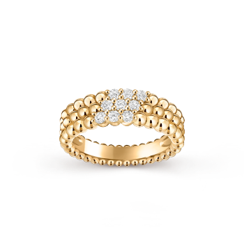 VCARPQM300 - Perlée diamonds ring, 3 rows