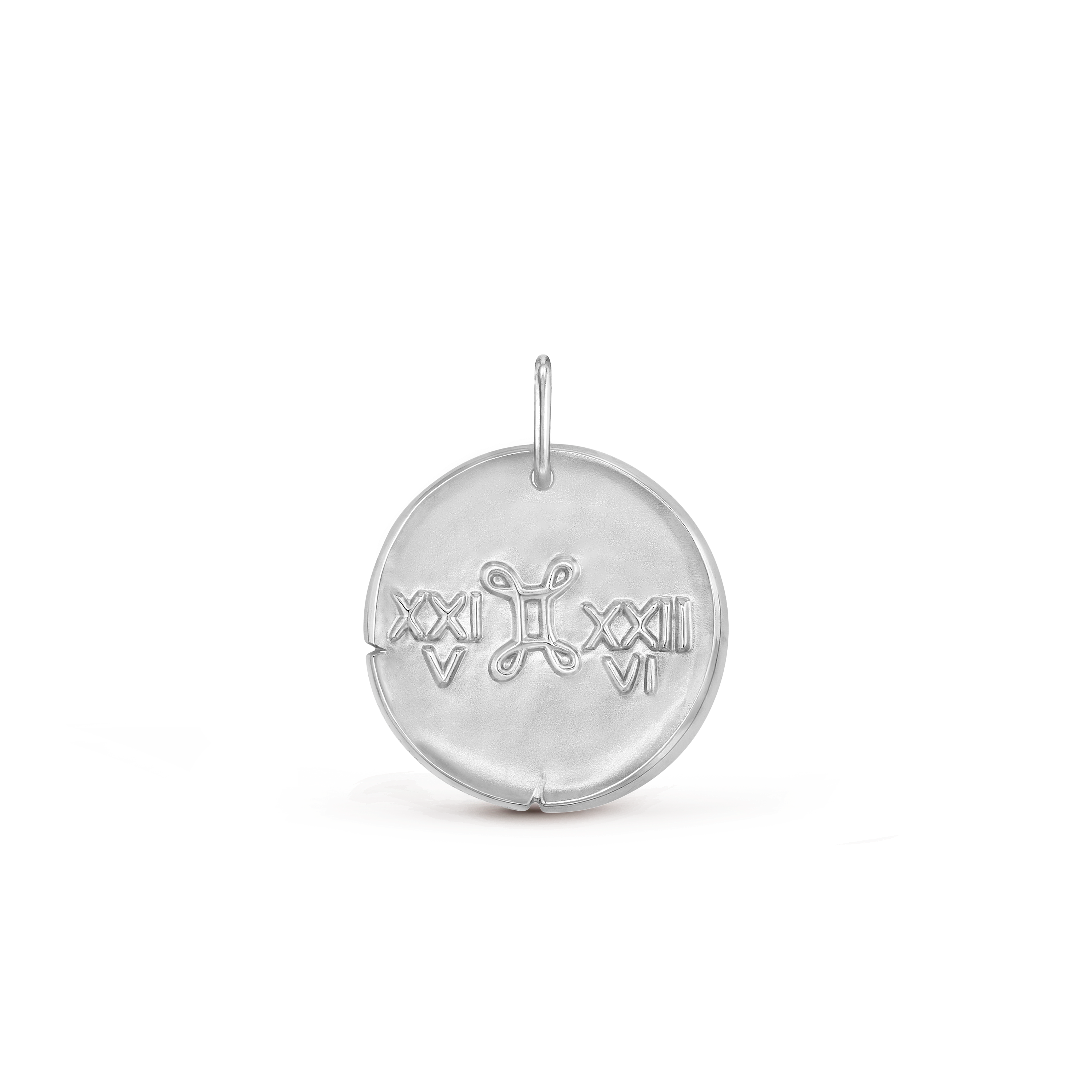 Zodiaque Geminorum（双子座）吊坠, 18K白金, Back, Jewelry Pendent_梵克雅宝_Van Cleef & Arpels