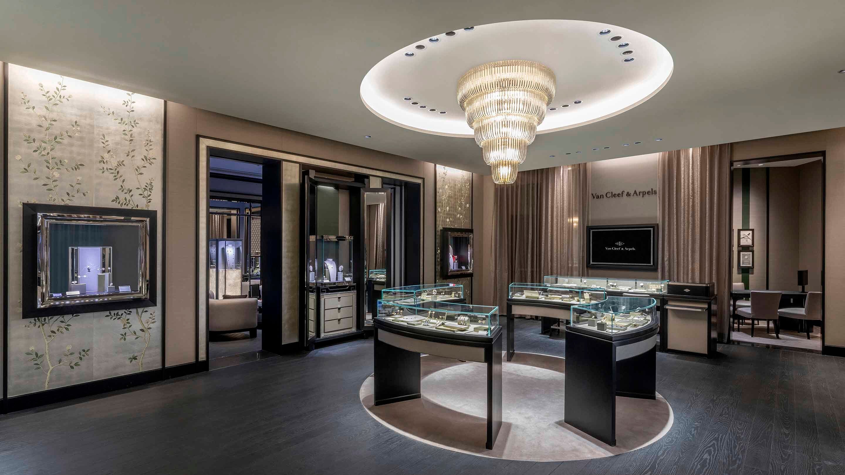 Nanjing Deji present the interior main area 1 view, Van Cleef & Arpels.