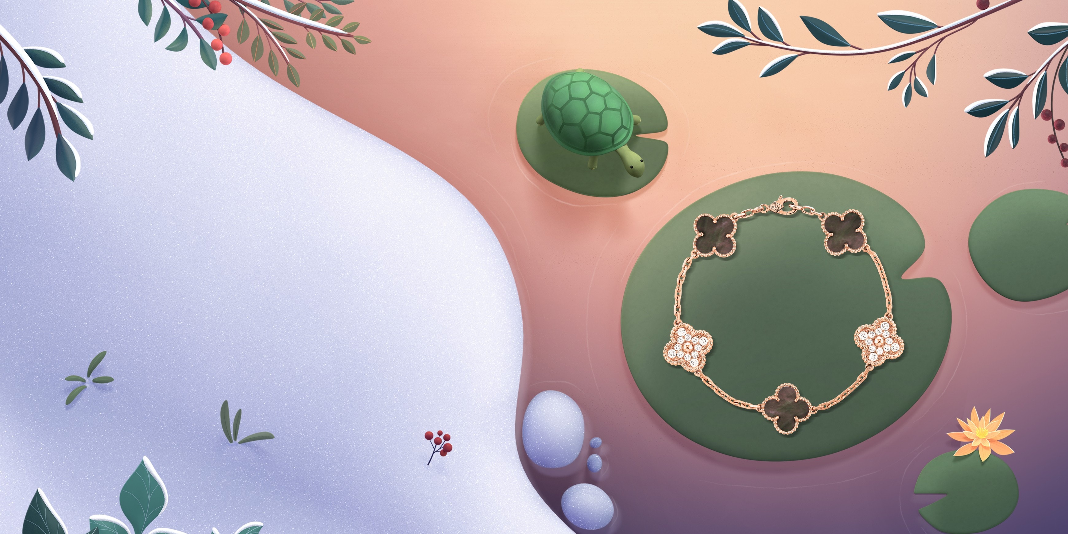 迷人的礼物，Van Cleef & Arpels梵克雅宝。