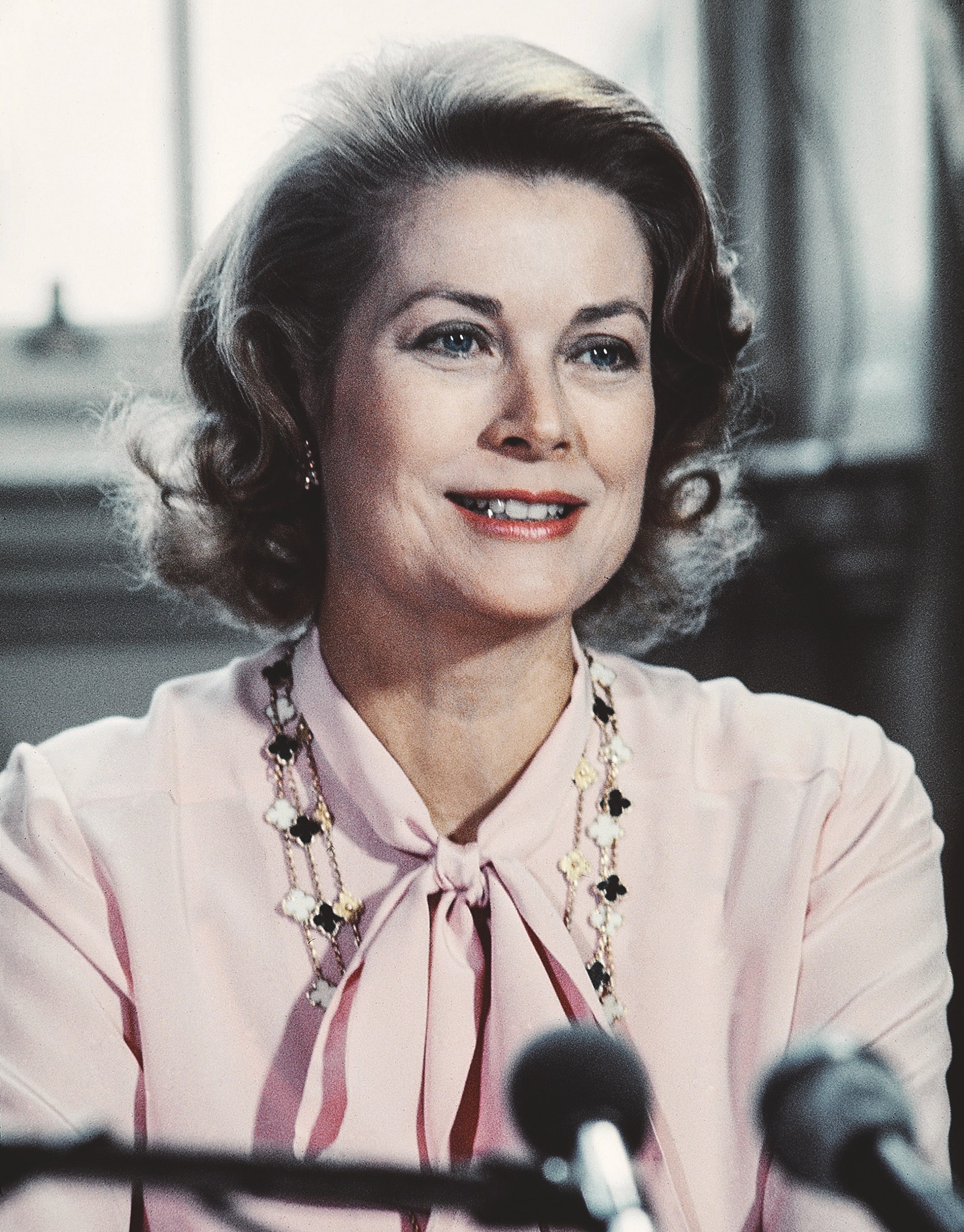 H.S.H. Princess Grace of Monaco is wearing three Alhambra® sautoirs, 1979, Van Cleef & Arpels