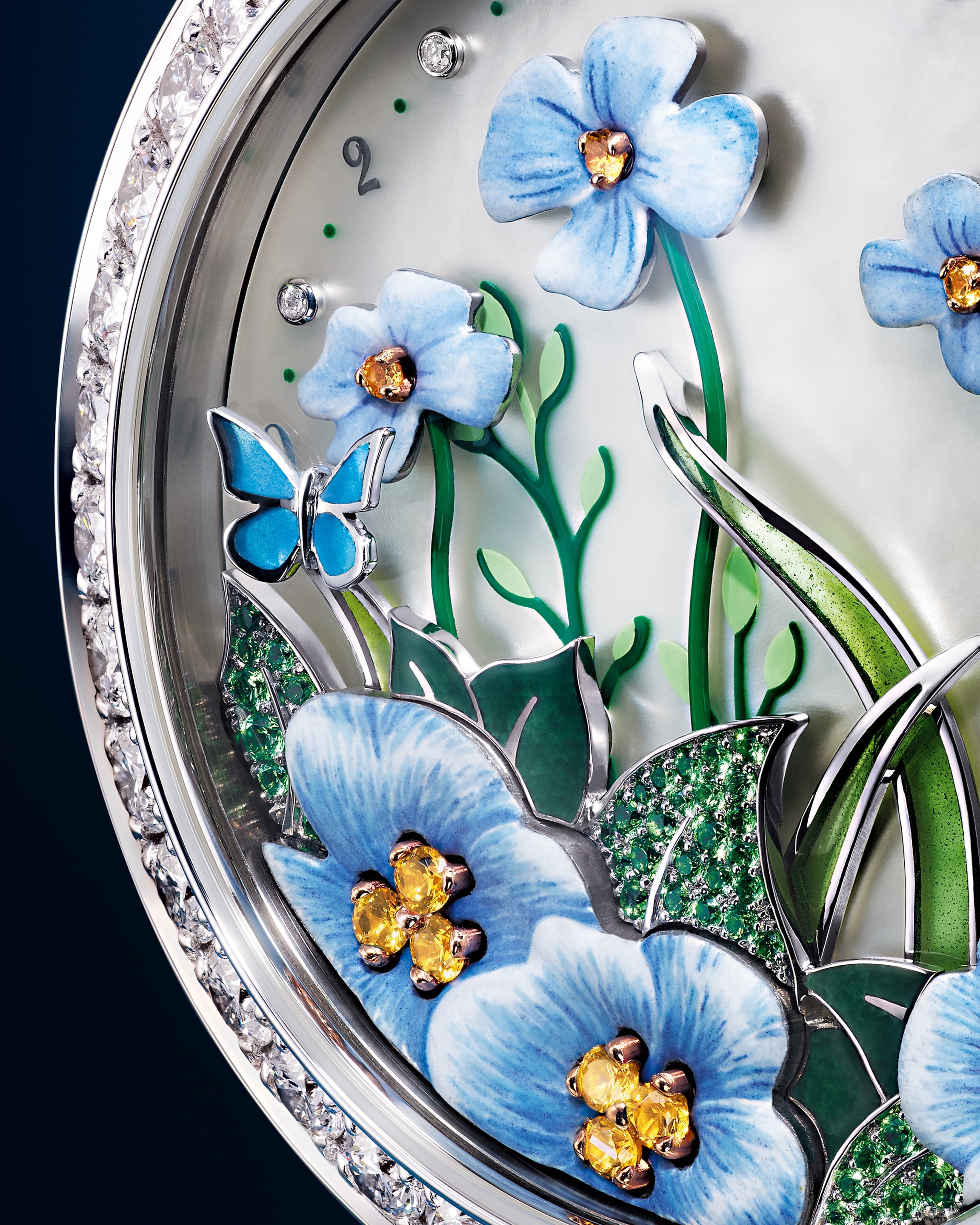 Lady Arpels Brise d’Été夏日微风腕表。Poetic Complications®诗意复杂功能腕表系列。Van Cleef & Arpels梵克雅宝。