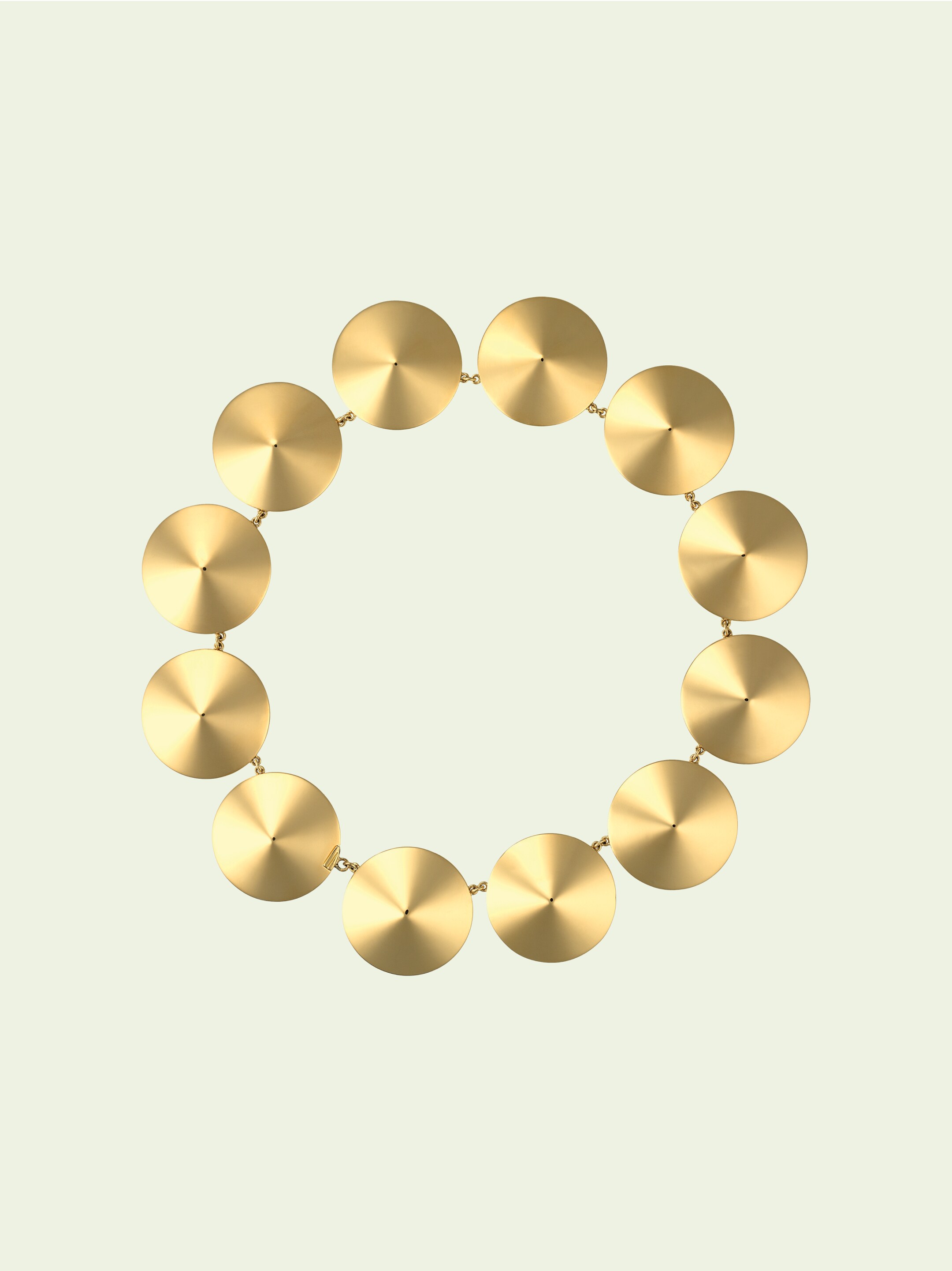 Chinese hat项链,1931年,黄K金。Van Cleef & Arpels梵克雅宝。