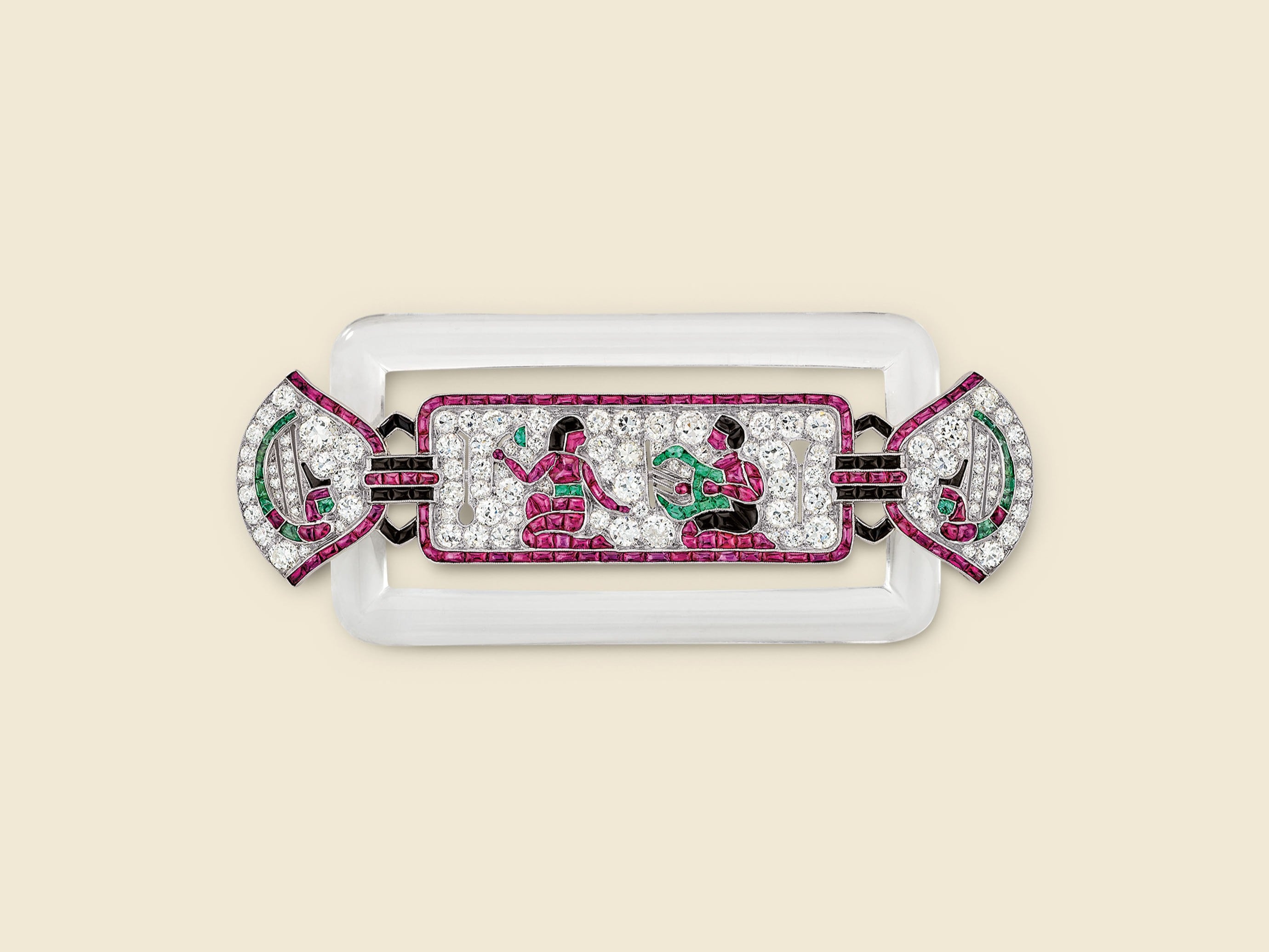 Egyptian胸针，1924年，Van Cleef & Arpels梵克雅宝典藏系列