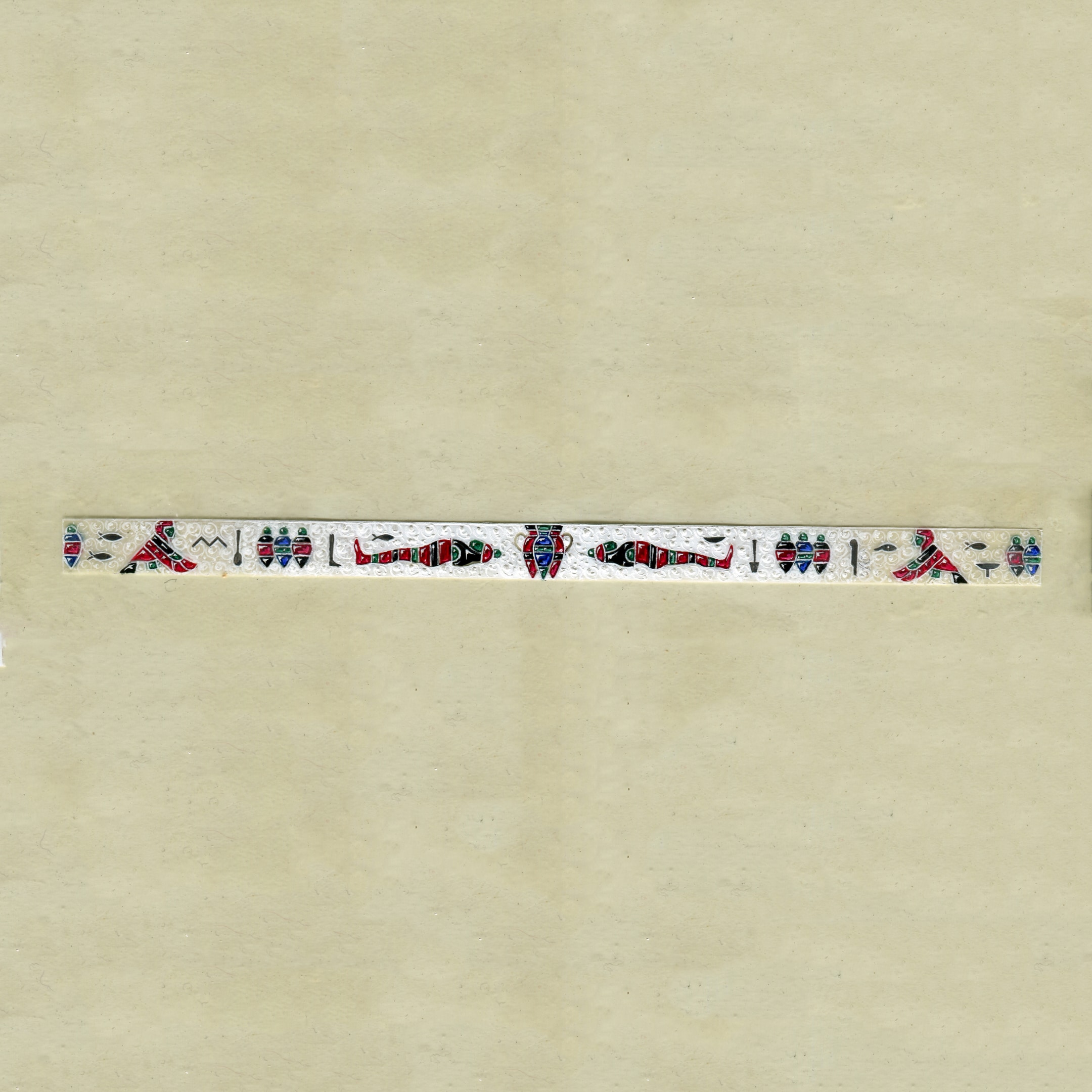 埃及灵感手镯设计图，约1925年，Van Cleef & Arpels梵克雅宝档案